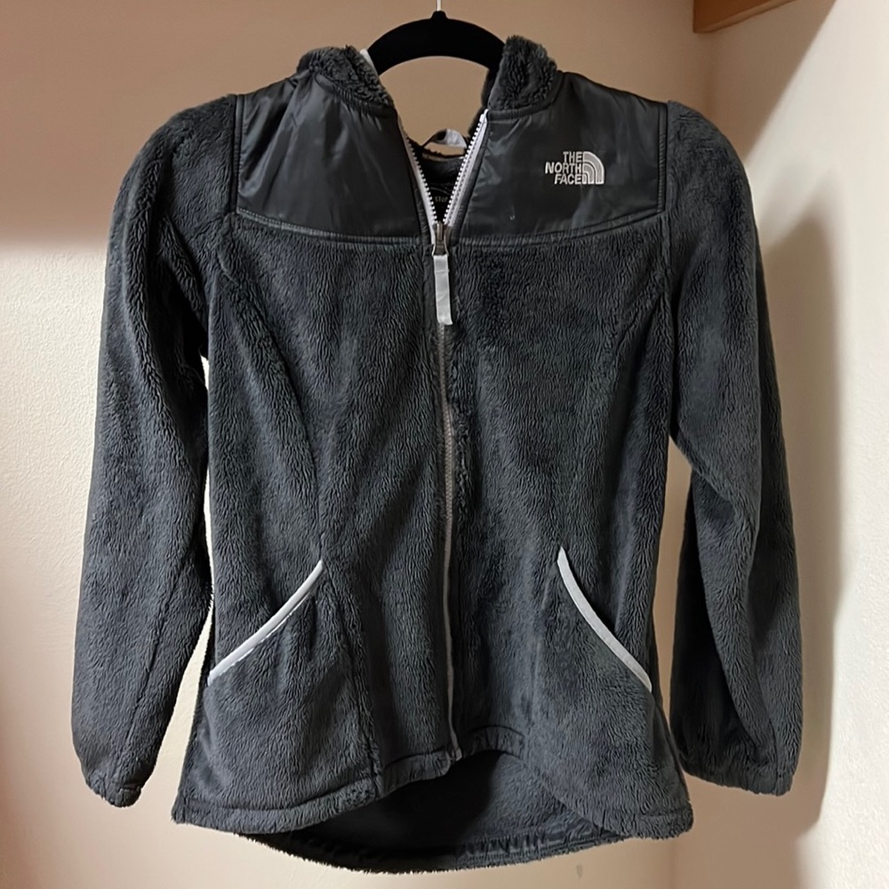 Kids gray fleece jacket